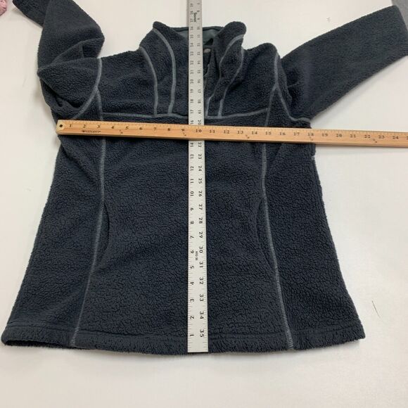Kuhl Avalon Snap Fleece Jacket Womens S Small Gray 1/4 Button Pockets Pullover - Picture 9 of 16